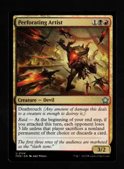 1 x Perforating Artist-Magic the Gathering-MTG-Foundations-Near Mint - Image 1