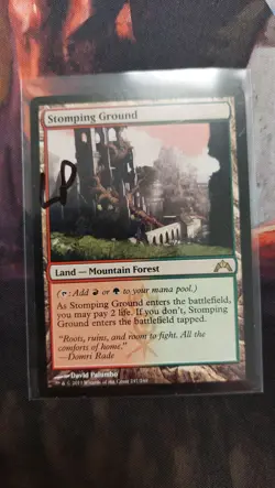 MTG magic - Stomping Ground - MTG Gatecrash - LP - eng x1 - Image 1