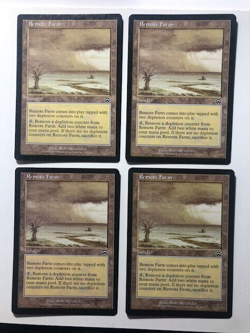 4x Remote Farm LP 1999 Mercadian Masques Magic Cards, FREE SHIPPING - Image 1