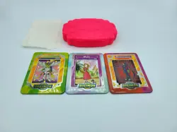 Digimon Taco Bell Metal Cards & Case MINT Myotismon, Mimi, MagnaAngemon - Image 1