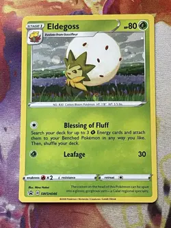 Eldegoss SWSH046 Holo Rare Black Star Promo Pokemon Card - Image 1