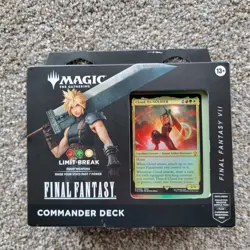 MTG TCG Magic The Gathering Final Fantasy Clouds Limit Break Commander Deck New - Image 1