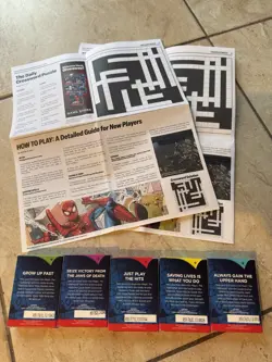 SDCC 2025 Magic The Gathering x Spider-Man Complete Welcome Deck Set (5)+Playmat - Image 2