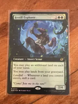 MTG Icetill Explorer (Extended Art Foil) Edge of Eternities 0343 - Image 1