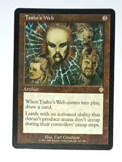 Magic the Gathering * MTG * 1 x Tsabo's Web * Invasion * Ungraded - Image 1