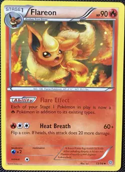 Flareon 13/98 XY-Ancient Origins Regular - Pokemon Card - Image 1