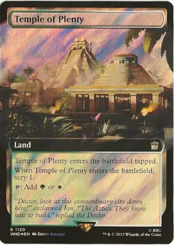 Temple of Plenty 1120 Rare MTG Universes Beyond: Doctor Who NM/M BBC - Image 1