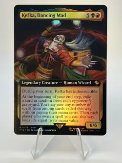 MTG Final Fantasy - Kefka, Dancing Mad 0174 (Extended Art - FOIL) - MTG FF: FIC - Image 1
