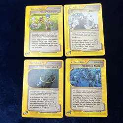 Aquapolis Trainer Lot Pokemon 126/147 136/147 135/147 138/147 E Series Card 4x - Image 1