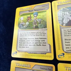 Aquapolis Trainer Lot Pokemon 126/147 136/147 135/147 138/147 E Series Card 4x - Image 2