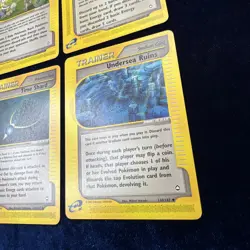 Aquapolis Trainer Lot Pokemon 126/147 136/147 135/147 138/147 E Series Card 4x - Image 4