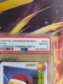 Pokemon Card Carddass Vending Anime Series Jynx Rossana Banned Ex Japanese PSA 8 - Image 4