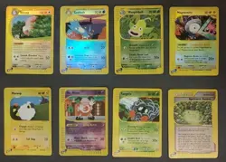 Lot Containing the 8 Pokemon Cards Pictured (Misc Aquapolis Reverse-Holos) - Image 1