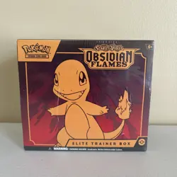 Pokemon Scarlet & Violet Obsidian Flames ETB Elite Trainer Box Cards NEW Sealed - Image 1