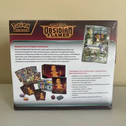 Pokemon Scarlet & Violet Obsidian Flames ETB Elite Trainer Box Cards NEW Sealed - Image 2