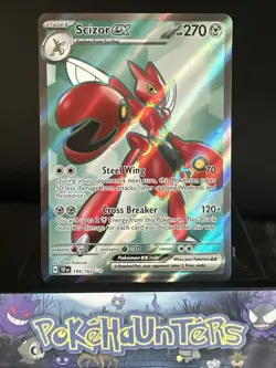 Pokemon Card Scizor EX 195/162 S&V Temporal Forces Full Art Near Mint - Image 1