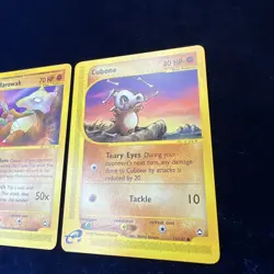 Marowak 54/147 Cubone 72/147 Aquapolis Pokemon E Series Card Vintage 2002 2 - Image 3