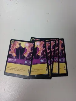 Lot Of 6 Maleficent 54/204 Disney Lorcana All Same Card - Image 2