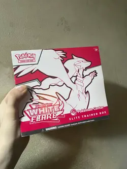 White Flare Pokemon Center ETB Elite Trainer Box Exclusive Sealed New - Image 1