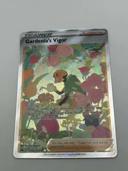 Gardenia's Vigor - GG61/GG70 - Pokemon Crown Zenith Galarian Gallery Full Art NM - Image 1