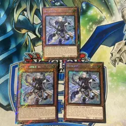 3x Yu-Gi-Oh! Sage with Eyes of Blue RA04-EN266 Platinum Secret Playset - Image 1