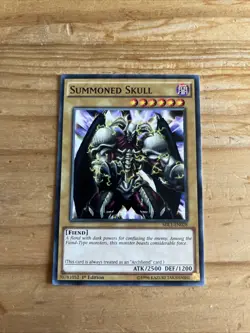 MIL1-EN028 Summoned Skull 1st edition YuGiOh Card - Image 1