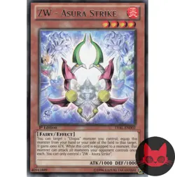 Yugioh ZW - Asura Strike LVAL-EN002 Rare 1st Edition NM - Image 1