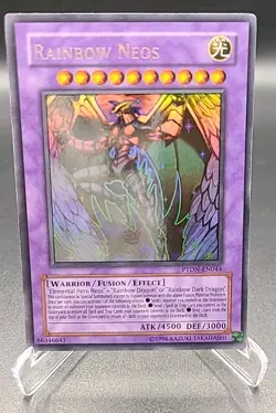 Rainbow Neos (Ghost Rare) + Yu-Gi-Oh! Unlimited Super Rare & R Lot! 123 Cards - Image 1