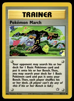 Pokemon TCG | Neo Genesis | Pokemon March | 102/111 | LP #2 - Image 1