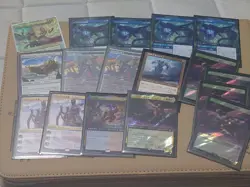 Magic The Gathering Card Set Red Box + Sleeves for Commander Modern Pioneer Stan - Image 1