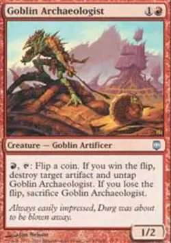 4x Goblin Archaeologist Moderate Play, English Darksteel MTG Magic - Image 1