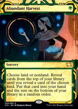 1x Abundant Harvest - Extended Art NM Eng MTG - Strixhaven - Image 1