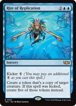 MTG Magic 1x Rite of Replication (M/NM) Commander Tarkir Dragonstorm - Image 1