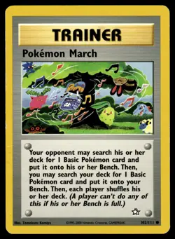 Pokemon TCG | Neo Genesis | Pokemon March | 102/111 | LP - Image 1