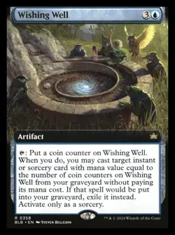 Wishing Well (borderless) Bloomburrow NM+ *Mythic Relics* - Image 1