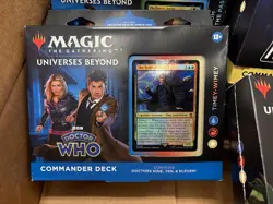 Lot of 6 Magic the Gathering Doctr Who Lord of the rings Fallout Commander Dec - Image 3