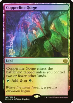 Copperline Gorge, sealed MTG ONE Prerelease Kit (All Contents, but No Boosters) - Image 2