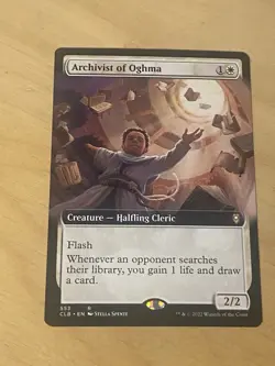Archivist of Oghma Borderless NM Eng MTG - Commander Legends Baldur's Gate - Image 1