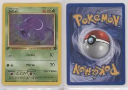 Zubat Italian 1st Ed. Pokemon Team Rocket #70 2000 15fy - Image 3