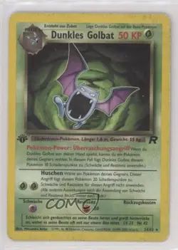 Dark Golbat German 1st Ed. Pokemon Team Rocket #24 2000 15fy - Image 1