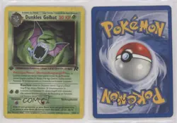 Dark Golbat German 1st Ed. Pokemon Team Rocket #24 2000 15fy - Image 3