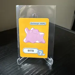 2005 Pokemon Master Trainer Board Game Pokemon Card RARE Ditto - Image 1