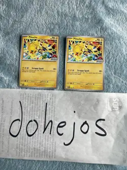 (2) Pikachu Promo - 2025 World Championships - SVP EN 225 Pokemon Worlds - Image 1