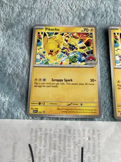 (2) Pikachu Promo - 2025 World Championships - SVP EN 225 Pokemon Worlds - Image 2