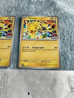 (2) Pikachu Promo - 2025 World Championships - SVP EN 225 Pokemon Worlds - Image 3