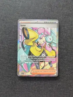 Iono Scarlet & Violet Paldea Evolved Holo Ultra Rare Pokemon Card 254/193 - Image 1