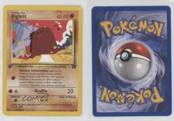 Diglett Italian 1st Ed. Pokemon Team Rocket #52 2000 15fy - Image 3