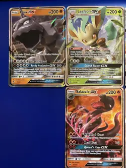 Pokemon Gx Lot of 6 Ultra Rare Holo Cards Near Mint Condition TCG Cards - Image 1
