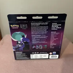 Pokemon TCG: Shadow Rider Calyrex VMAX League Battle Deck Game (Brand New) - Image 3