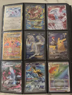Huge Pokemon Binder Collection 180+ Cards And $800+ Value (VERY RARE CARDS) - Image 1